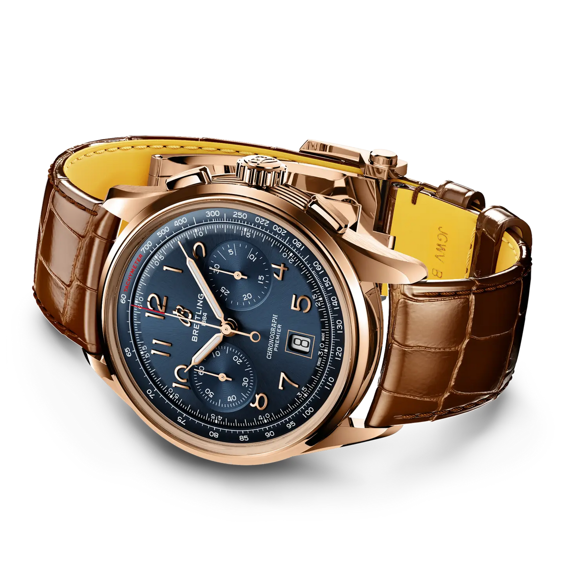 Premier B01 Chronograph 42 18k red gold 42 mm RB0145171C1P1 third view