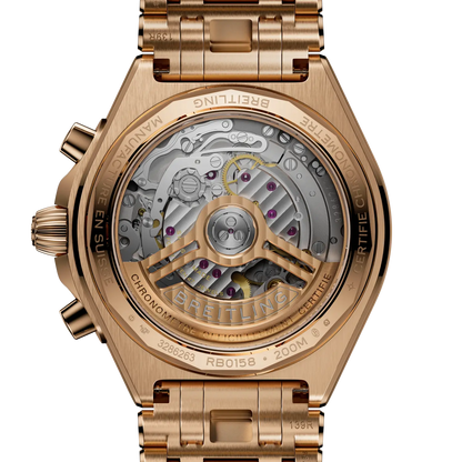 Chronomat B01 Chronograph 42 18k red gold 42 mm RB0158101Q1R1 fourth view