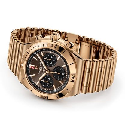Chronomat B01 Chronograph 42 18k red gold 42 mm RB0158101Q1R1 third view
