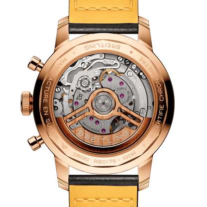 Top Time B01 18k red gold 41 mm RB01761A1Q1X1 third view