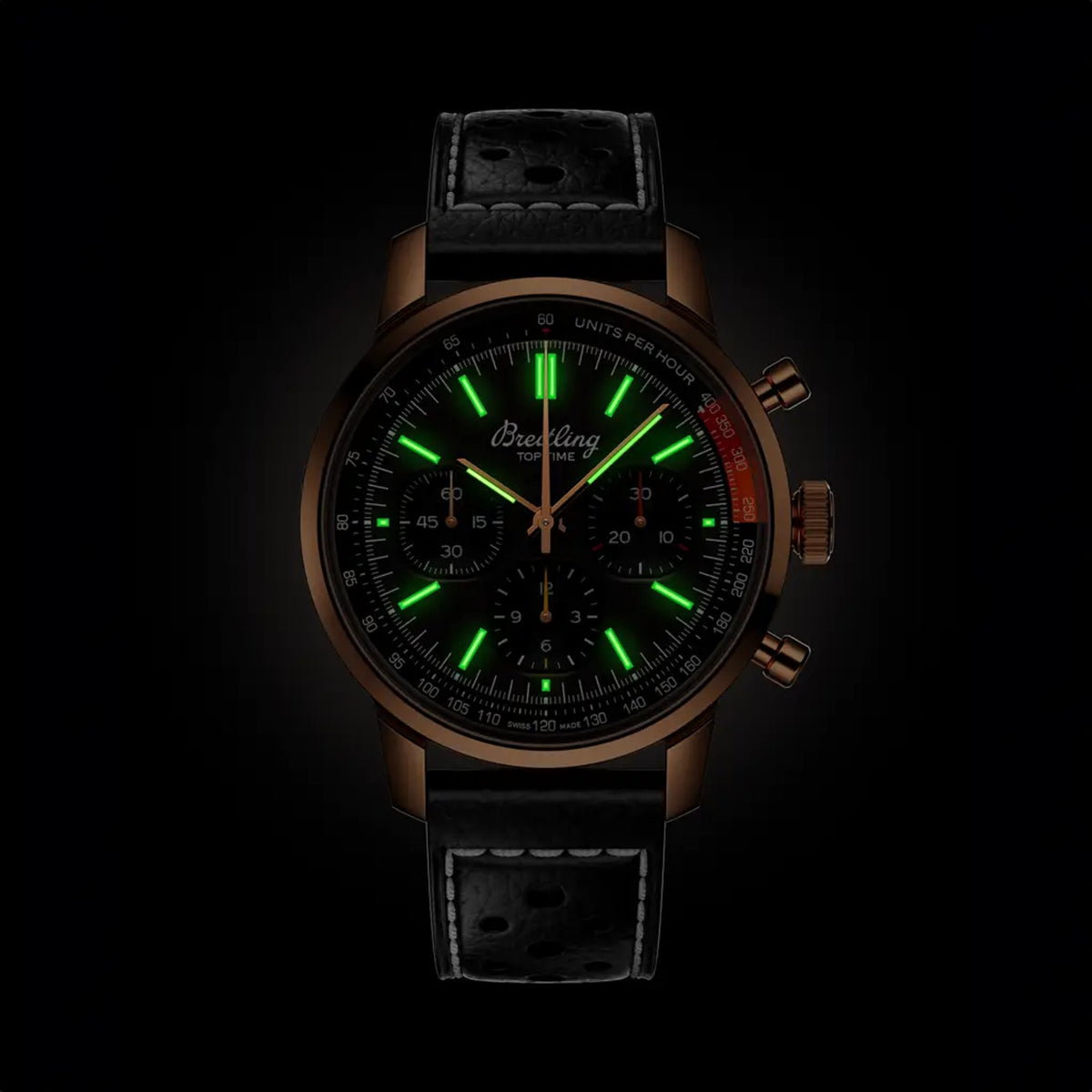 Top Time B01 18k red gold 41 mm RB01761A1Q1X1 fourth view