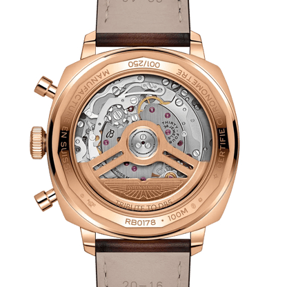 Top Time B01 Chronograph 41 Tribute to Aston Martin DB5 18k red gold 41 mm RB0178131B1X1 third view