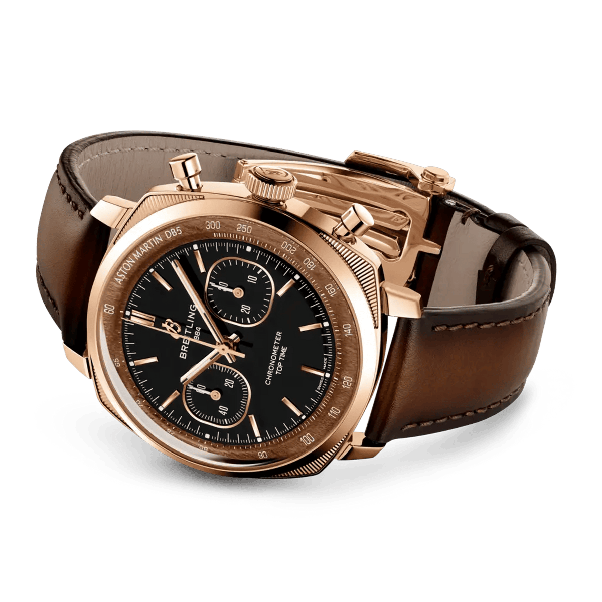 Top Time B01 Chronograph 41 Tribute to Aston Martin DB5 18k red gold 41 mm RB0178131B1X1 second view