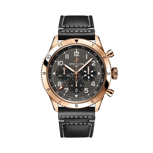 Super AVI B04 Chronograph GMT 46 P-51 Mustang 18k red gold 46 mm RB04451A1B1X1 main view