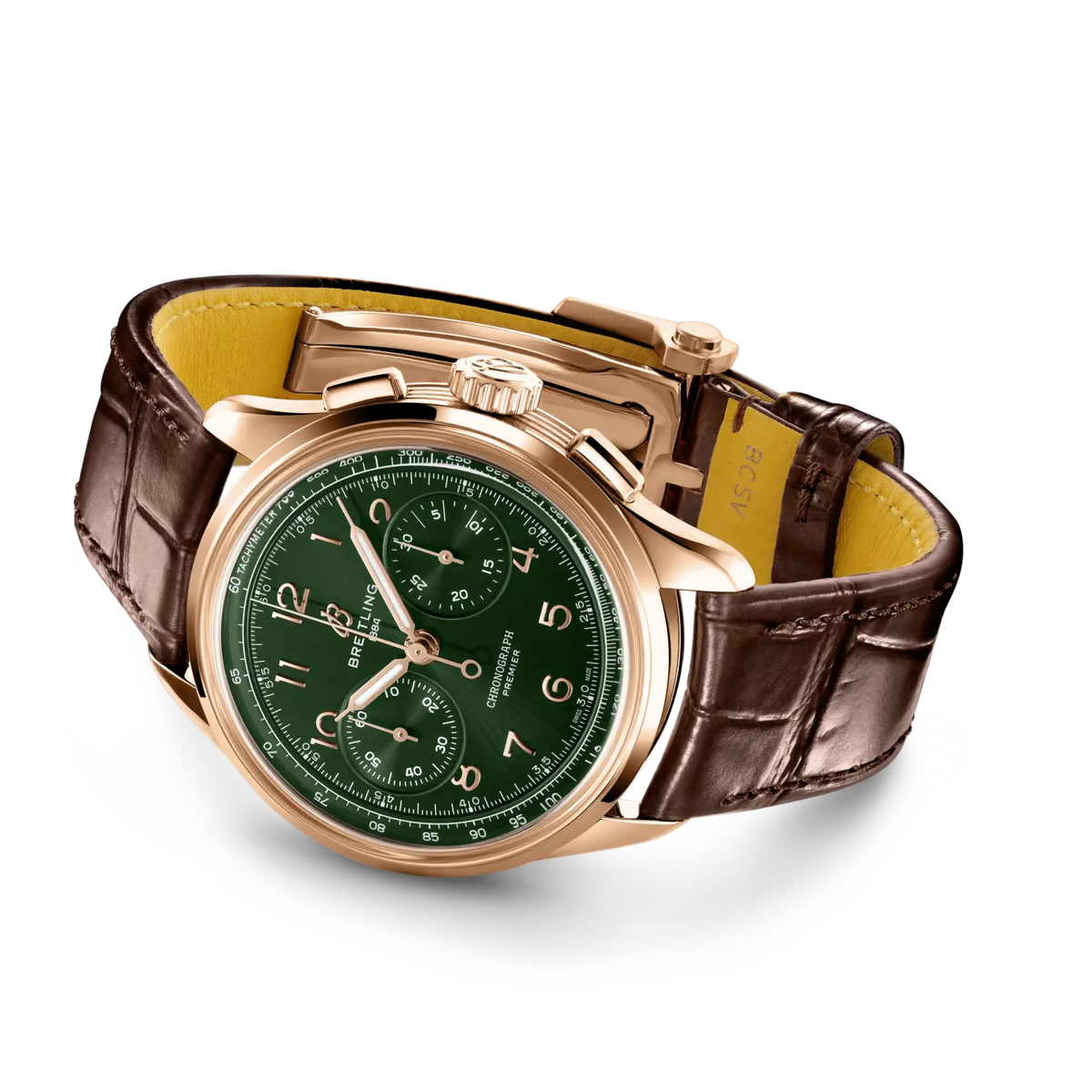 Premier B09 Chronograph 40 18k red gold 40 mm RB0930361L1P1 third view