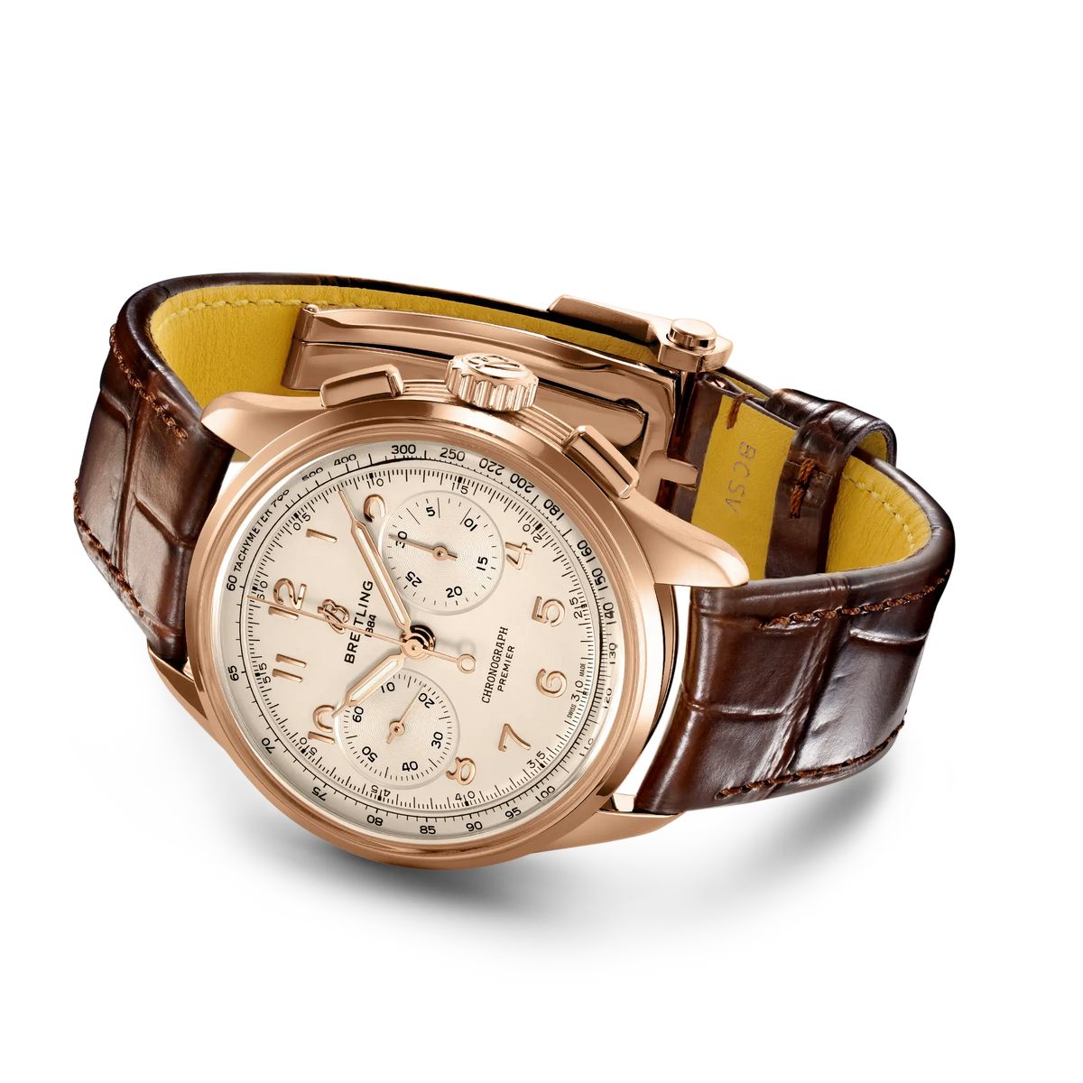 Premier B09 Chronograph 40 18k red gold 40 mm RB0930371G1P1 third view