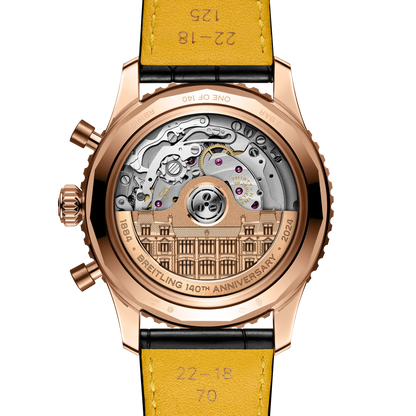 Navitimer B19 Chronograph 43 Perpetual Calendar 140th Anniversary 18k red gold 43 mm RB19101A1H1P1 fourth view
