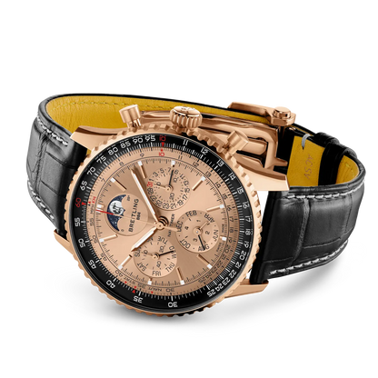 Navitimer B19 Chronograph 43 Perpetual Calendar 140th Anniversary 18k red gold 43 mm RB19101A1H1P1 third view