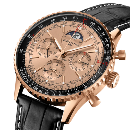 Navitimer B19 Chronograph 43 Perpetual Calendar 140th Anniversary 18k red gold 43 mm RB19101A1H1P1 secondary view