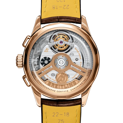 Premier B21 Chronograph Tourbillon 42 Léon Breitling 18k red gold 42 mm RB2120211G1P1 third view