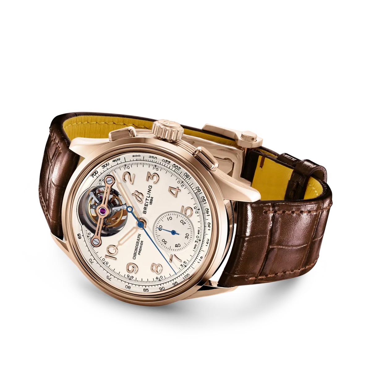 Premier B21 Chronograph Tourbillon 42 Léon Breitling 18k red gold 42 mm RB2120211G1P1 second view