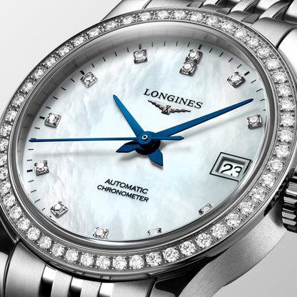 Record 26.00 mm White mother-of-pearl Stainless steel L23200876 L2.320.0.87.6 detailed view