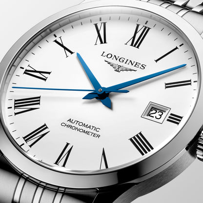 Record 38.50 mm White matt Stainless steel L28204116 L2.820.4.11.6 detailed view