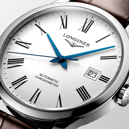 Record 40.00 mm White matt Stainless steel L28214112 L2.821.4.11.2 detailed view