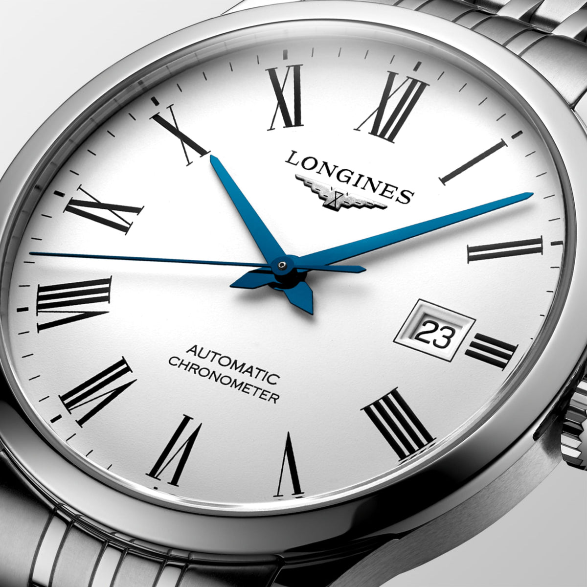 Record 40.00 mm White matt Stainless steel L28214116 L2.821.4.11.6 detailed view