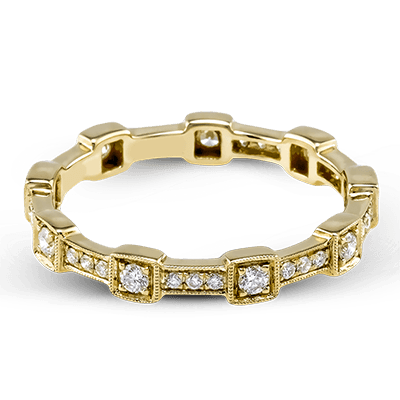 Right Hand Ring In 18k Gold With Diamonds - Simon G. Jewelry