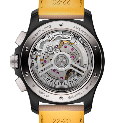 Avenger B01 Chronograph 42 Night Mission Ceramic 42 mm SB0146101B1X1 fourth view