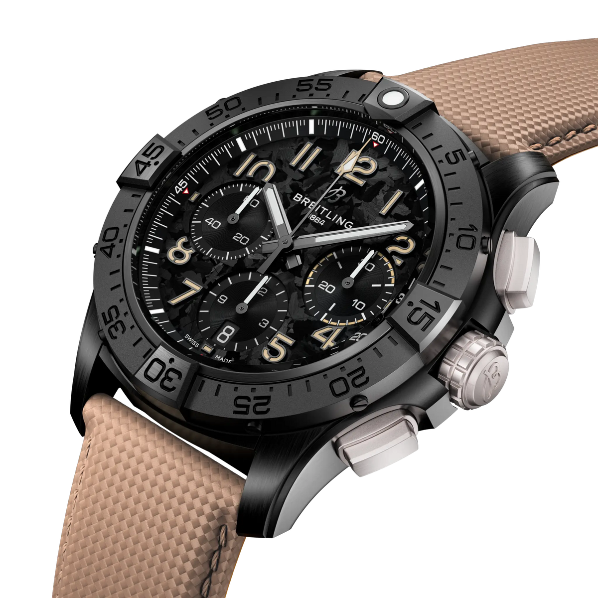 Avenger B01 Chronograph 42 Night Mission Ceramic 42 mm SB0146101B1X1 second view