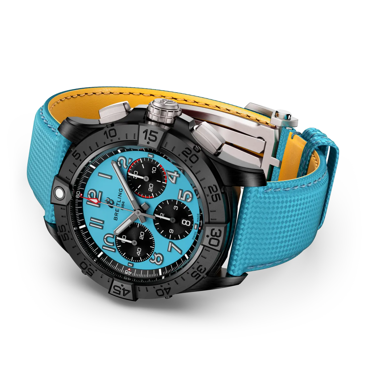 Avenger B01 Chronograph 42 Night Mission Ceramic 42 mm SB0146101L1X1 third view