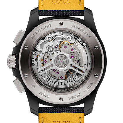 Avenger B01 Chronograph 44 Night Mission Ceramic 44 mm SB0147101B1X1 fourth view