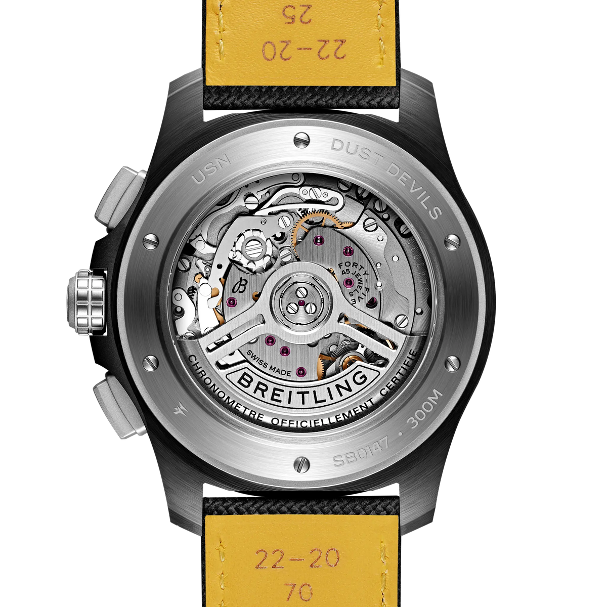 Avenger B01 Chronograph 44 Night Mission Dust Devils Ceramic 44 mm SB01473A1B1X1 fourth view