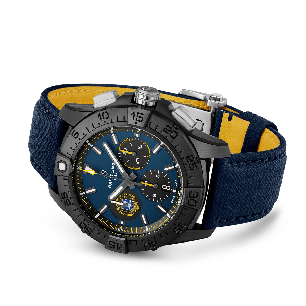 Avenger B01 Chronograph 44 Night Mission US Naval Academy Ceramic 44 mm SB01474A1C1X1 third view