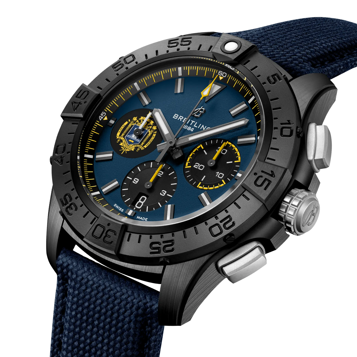 Avenger B01 Chronograph 44 Night Mission US Naval Academy Ceramic 44 mm SB01474A1C1X1 second view