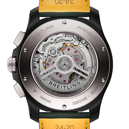 Super Avenger B01 Chronograph 46 Night Mission Ceramic 46 mm SB0148101B1X1 fourth view