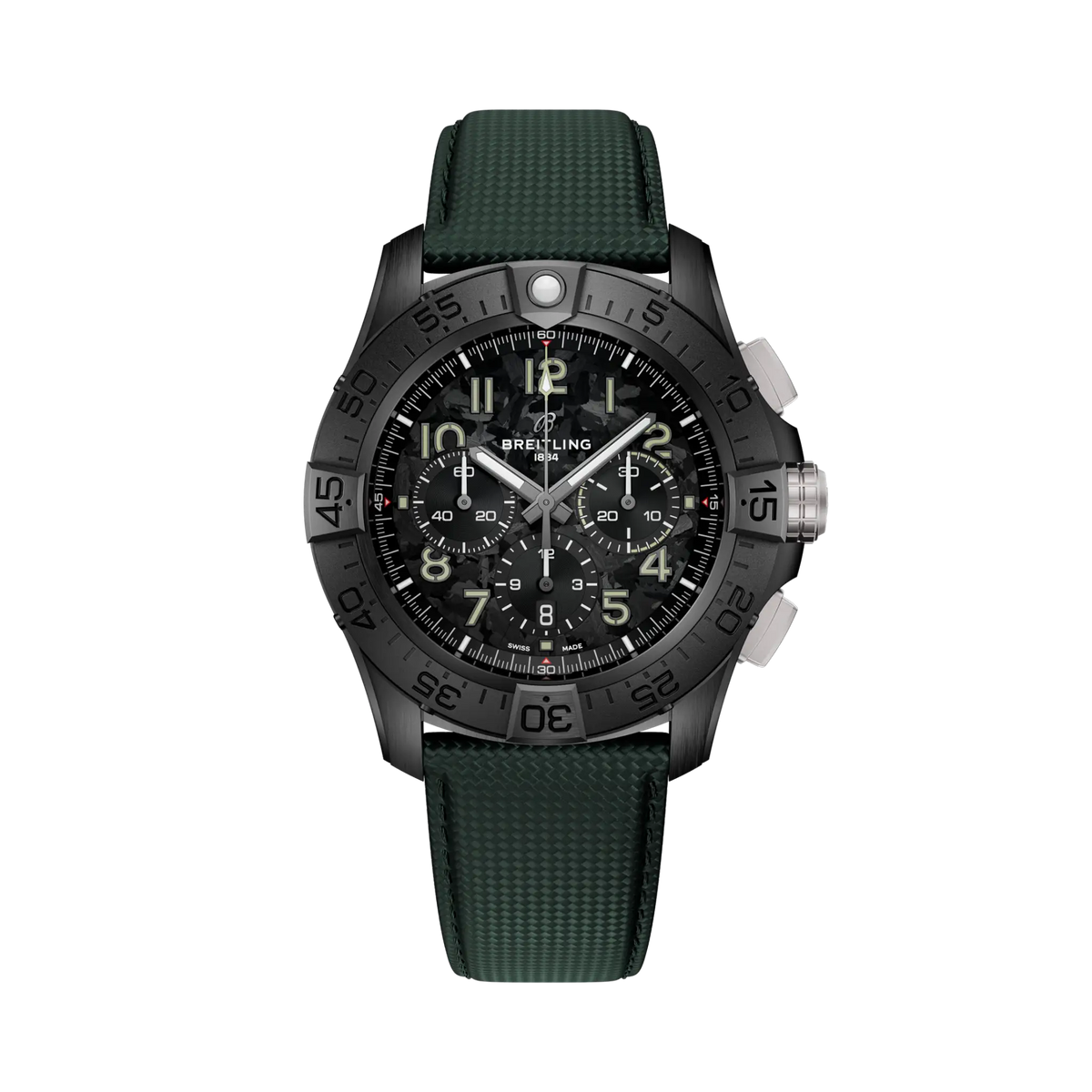 Super Avenger B01 Chronograph 46 Night Mission Ceramic 46 mm SB0148101B1X1 main view