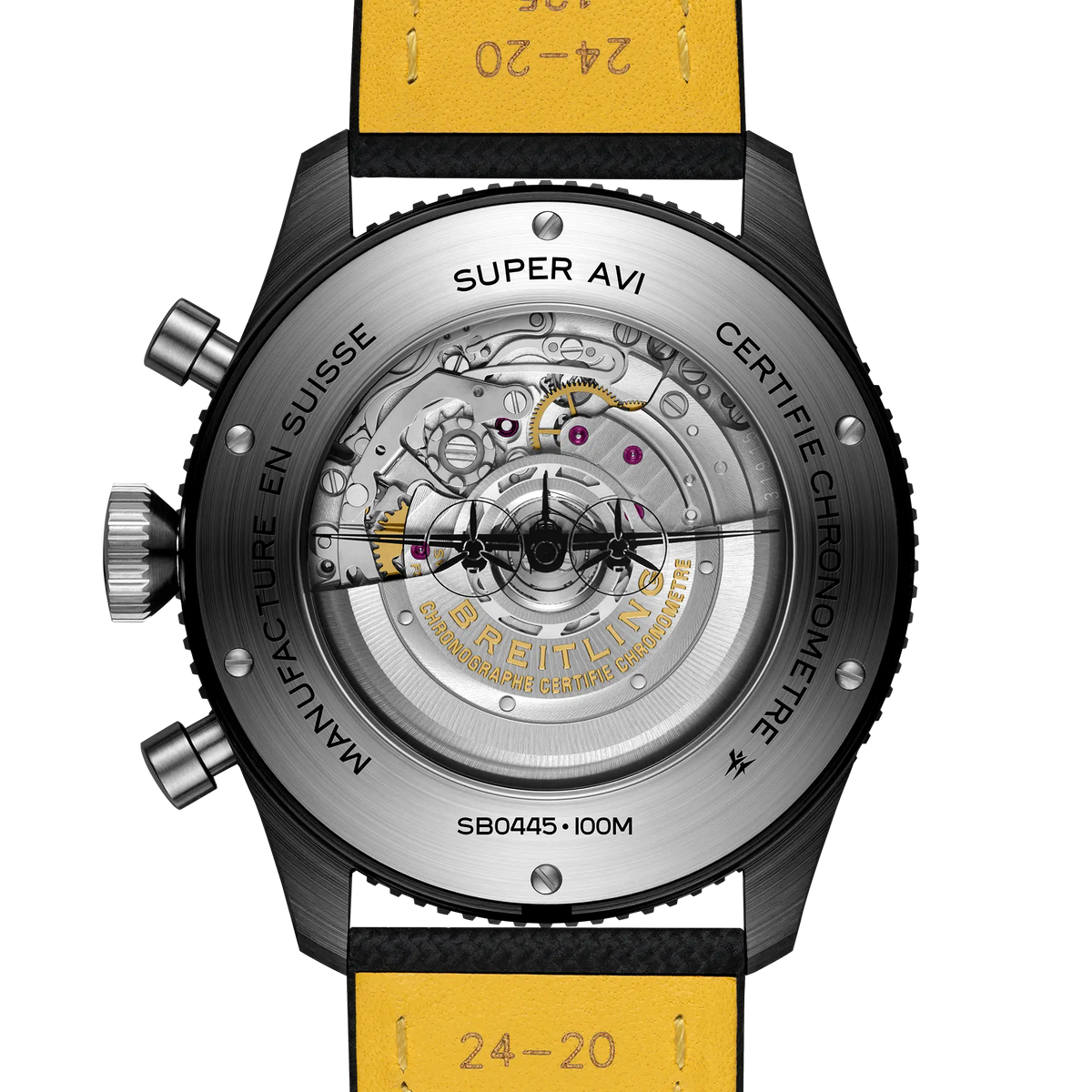 Super AVI B04 Chronograph GMT 46 Mosquito Night Fighter Ceramic 46 mm SB04451A1B1X1 fourth view