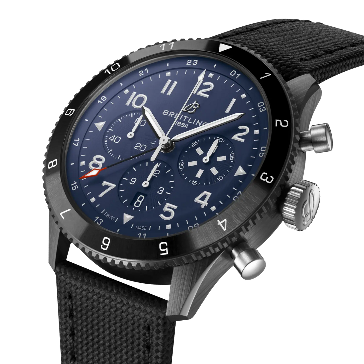 Super AVI B04 Chronograph GMT 46 Tribute to Vought F4U Corsair Ceramic 46 mm SB04452A1C1X1 second view