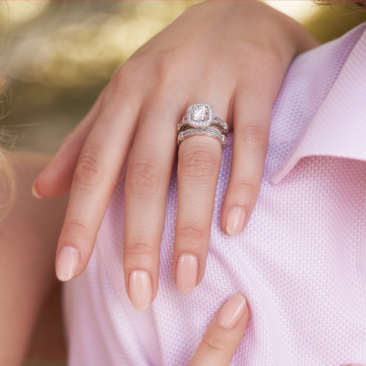 Modern Channel Detailed Blue Sapphire Diamond Wedding Band