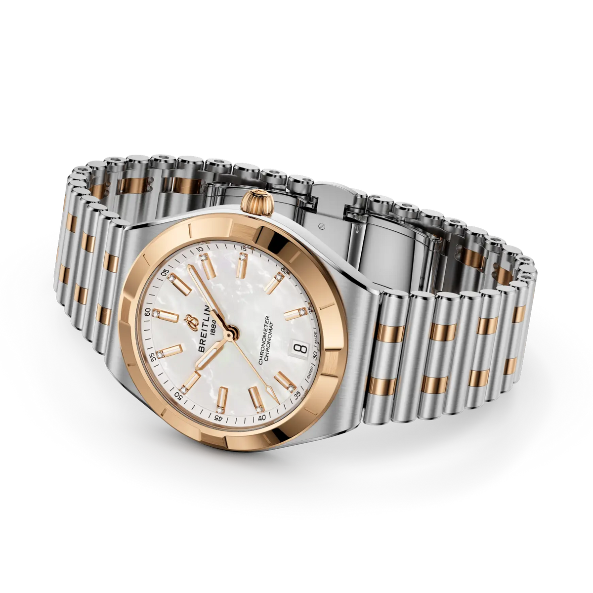 Chronomat Automatic 36 Stainless steel & 18k red gold 36 mm U10320101A1U1 third view