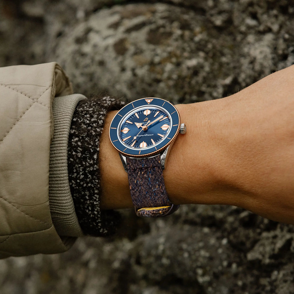 Superocean Heritage '57 Highlands Stainless steel & 18k red gold 38 mm U10340161C1A1 fourth view