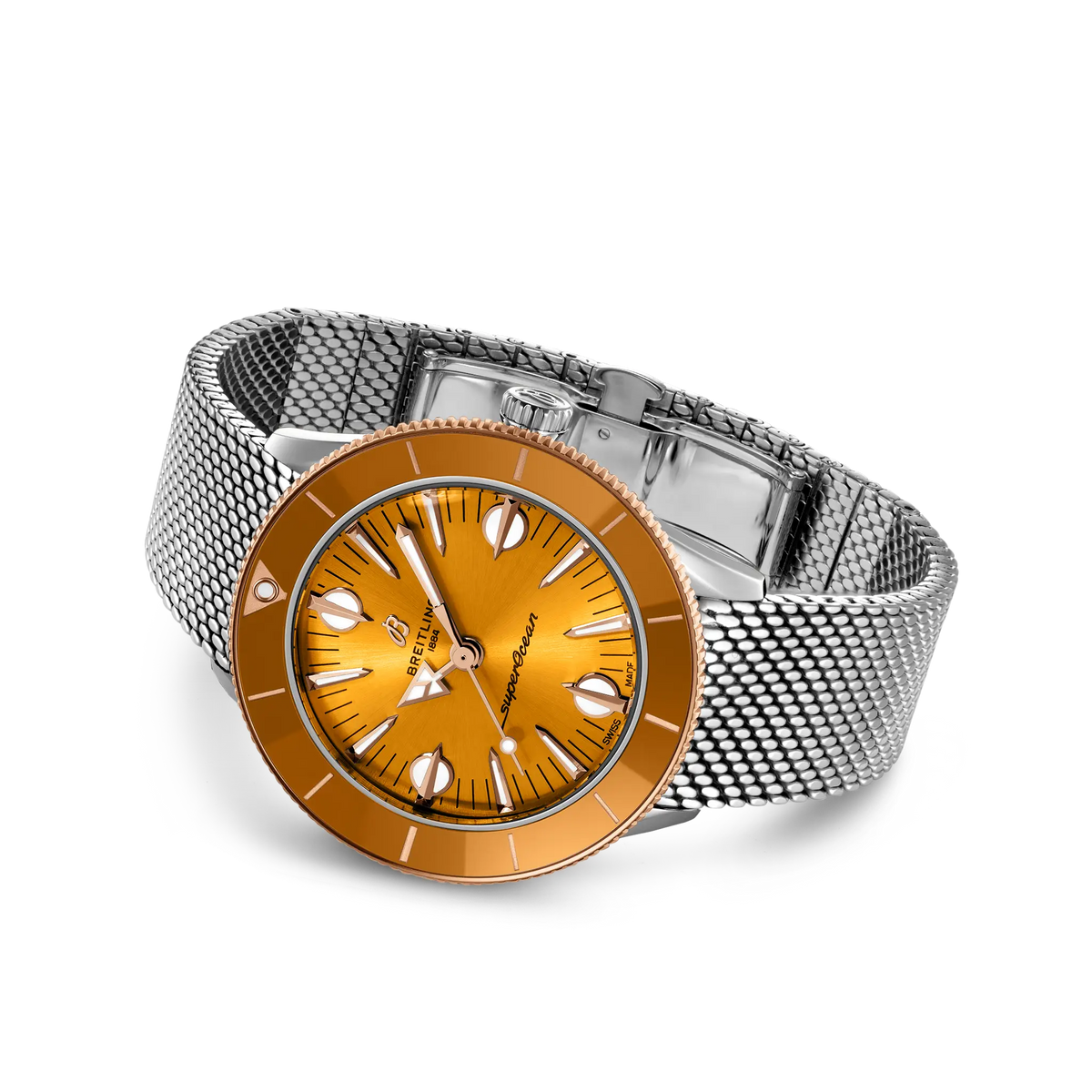 Superocean Heritage '57 Highlands Stainless steel & 18k red gold 38 mm U10340281I1A1 second view