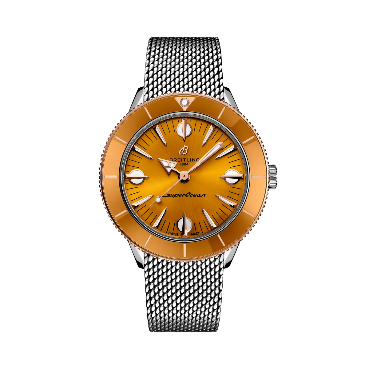 Superocean Heritage '57 Highlands Stainless steel & 18k red gold 38 mm U10340281I1A1 main view