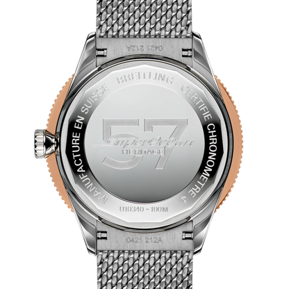 Superocean Heritage '57 Highlands Stainless steel & 18k red gold 38 mm U10340E31A1A1 third view