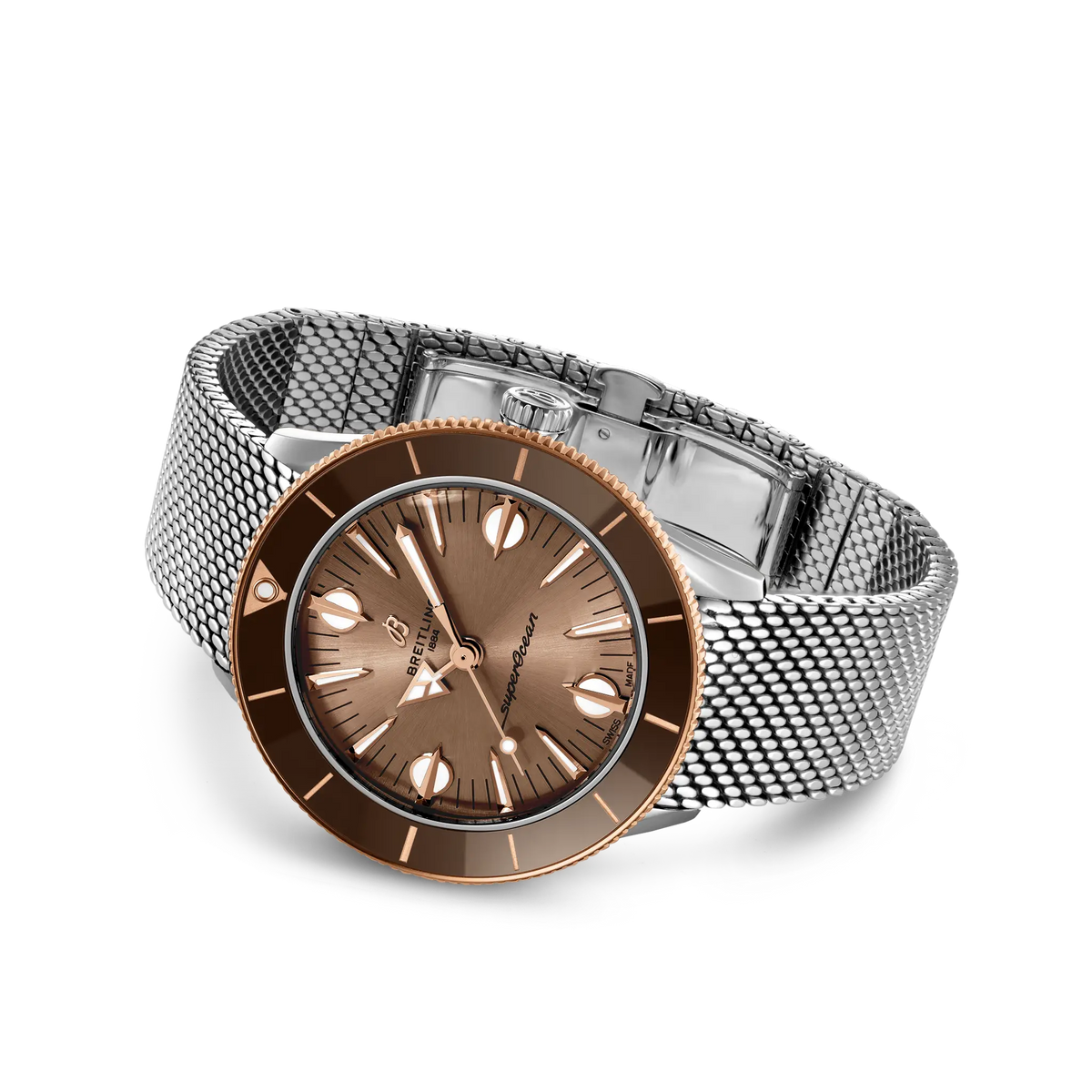 Superocean Heritage '57 Highlands Stainless steel & 18k red gold 38 mm U10340E31A1A1 second view