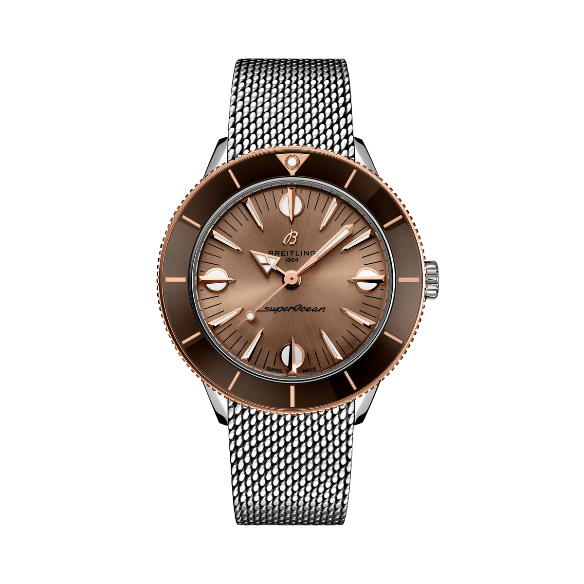 Superocean Heritage '57 Highlands Stainless steel & 18k red gold 38 mm U10340E31A1A1 main view