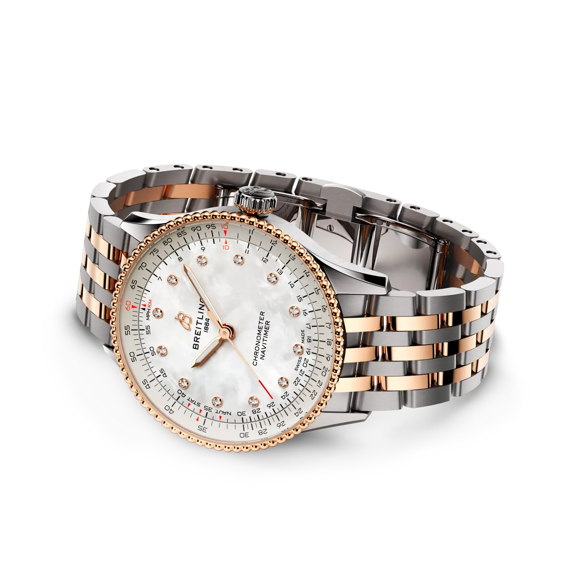 Navitimer Automatic 36 Stainless steel & 18k red gold 36 mm U17327211A1U1 third view