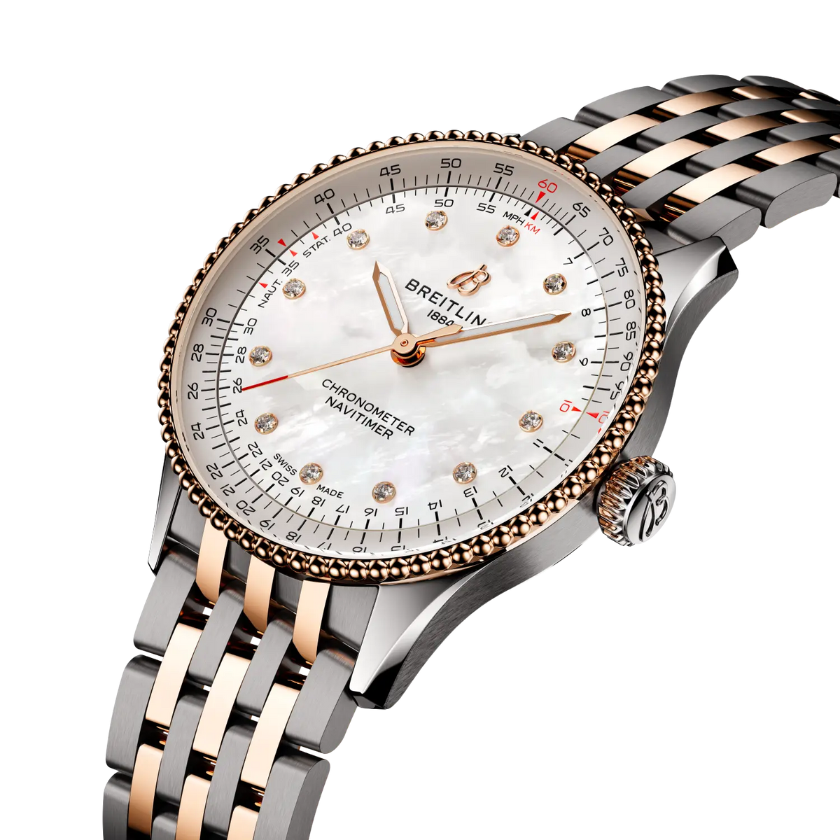 Navitimer Automatic 36 Stainless steel & 18k red gold 36 mm U17327211A1U1 secondary view