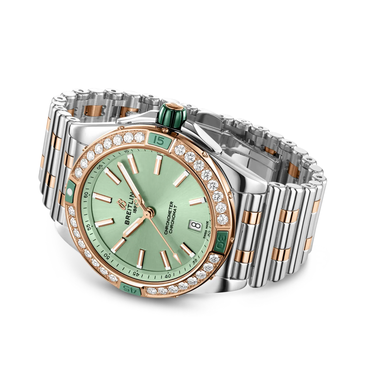 Super Chronomat Automatic 38 Stainless steel & 18k red gold 38 mm U17356531L1U1 third view