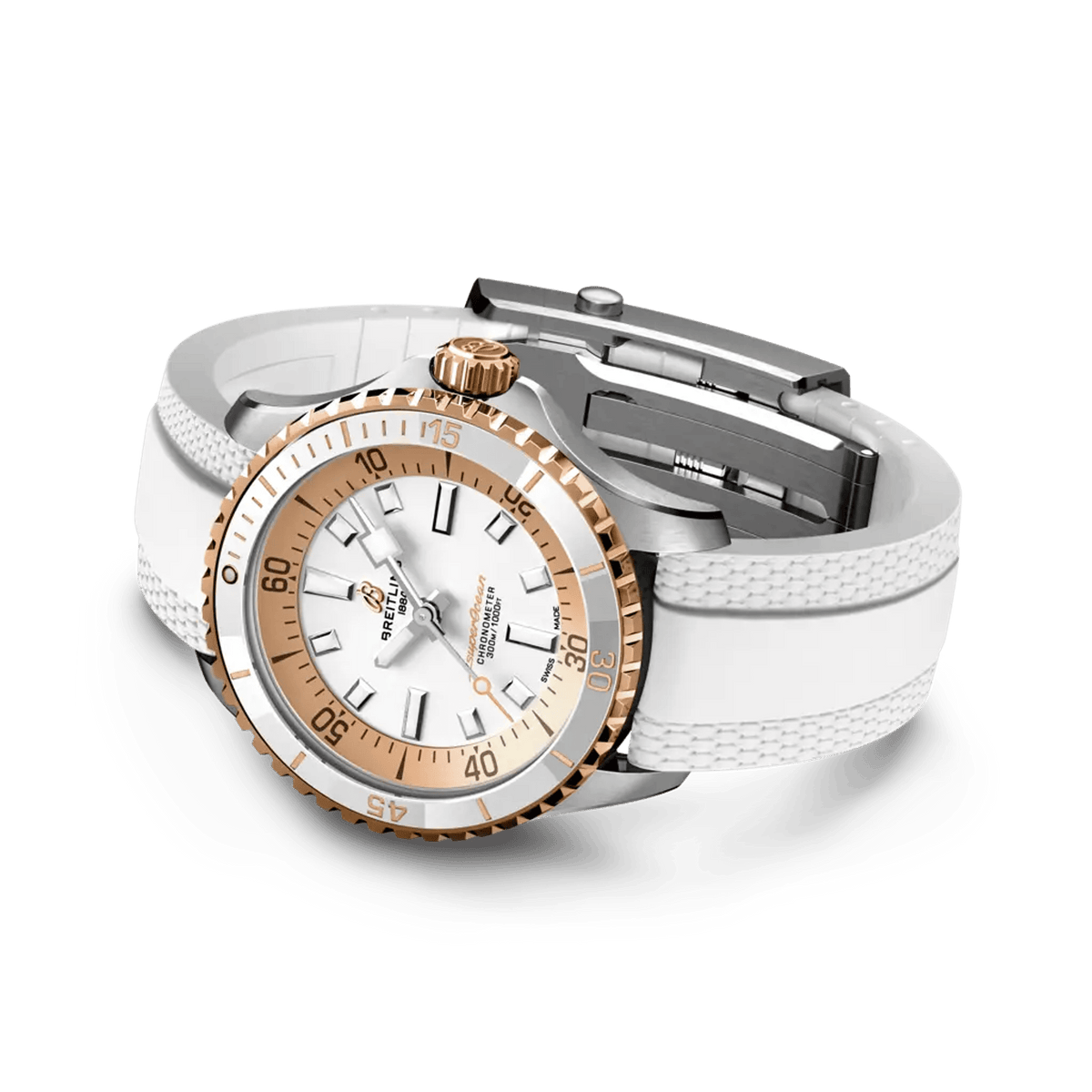 Superocean Automatic 36 Stainless steel & 18k red gold 36 mm U173771A1A1S1 second view