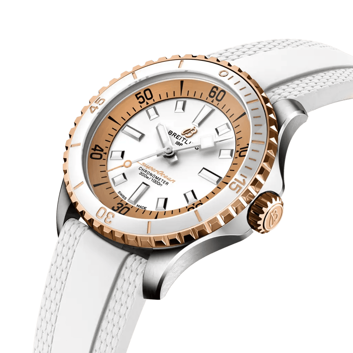 Superocean Automatic 36 Stainless steel & 18k red gold 36 mm U173771A1A1S1 fifth view