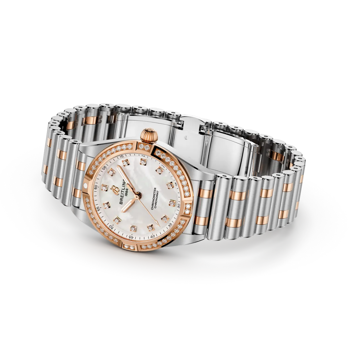 Chronomat 28 Stainless steel & 18k red gold 28 mm U72310531A1U1 third view
