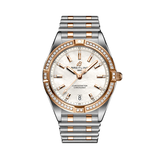 Chronomat 32 Stainless steel & 18k red gold (gem-set) 32 mm U77310591A2U1 main view
