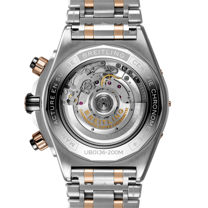 Super Chronomat B01 44 Stainless steel & 18k red gold 44 mm UB0136251B1U1 fourth view