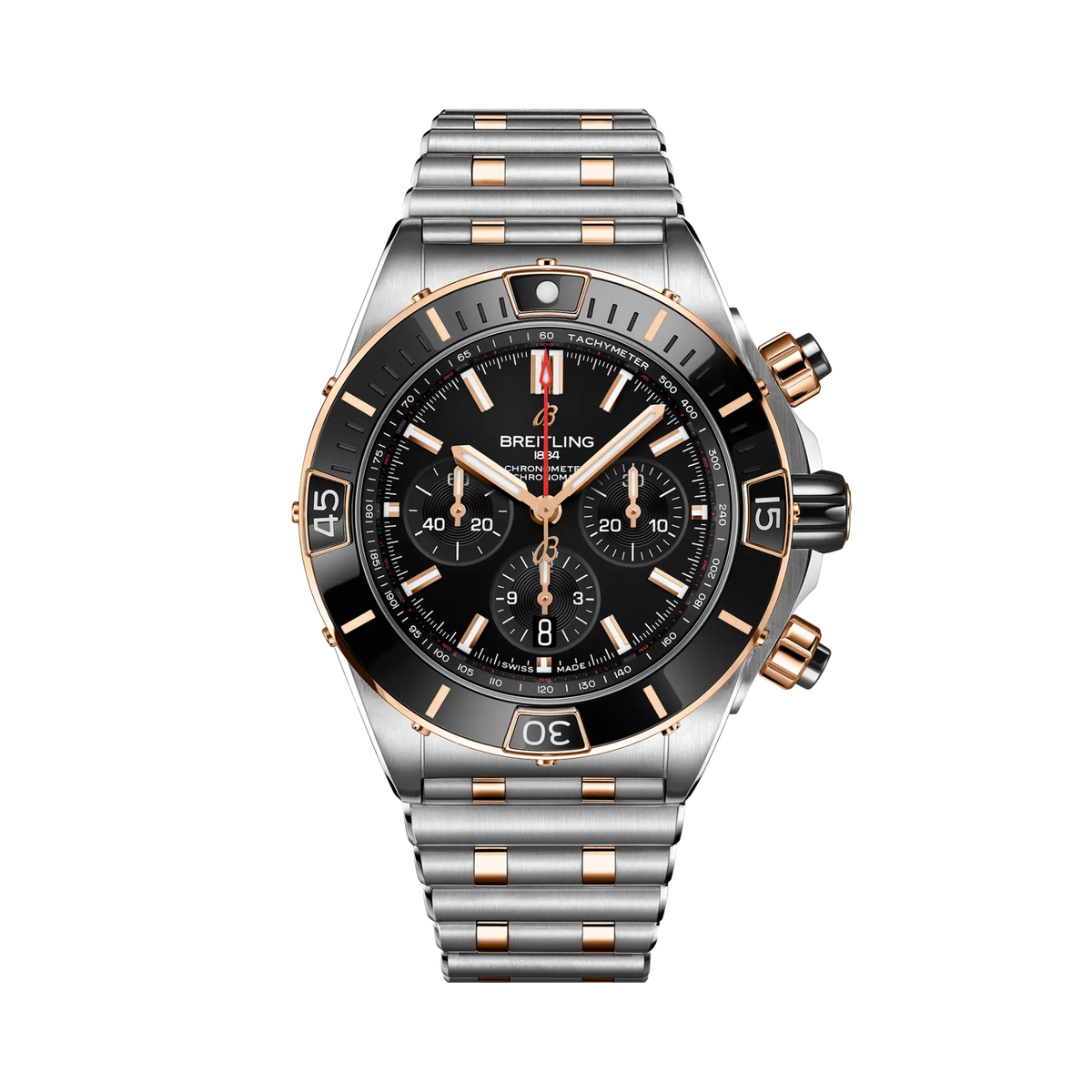 Super Chronomat B01 44 Stainless steel & 18k red gold 44 mm UB0136251B1U1 main view