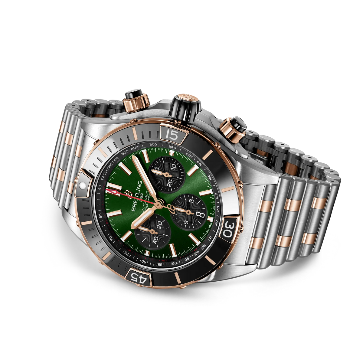 Super Chronomat B01 44 Stainless steel & 18k red gold 44 mm UB0136251L1U1 third view