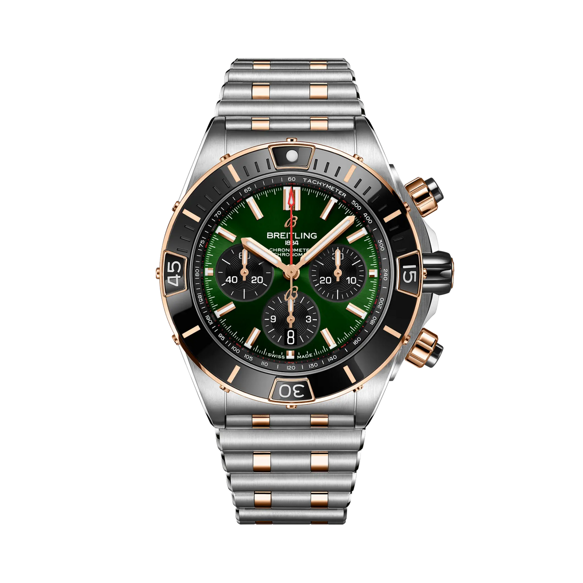 Super Chronomat B01 44 Stainless steel & 18k red gold 44 mm UB0136251L1U1 main view